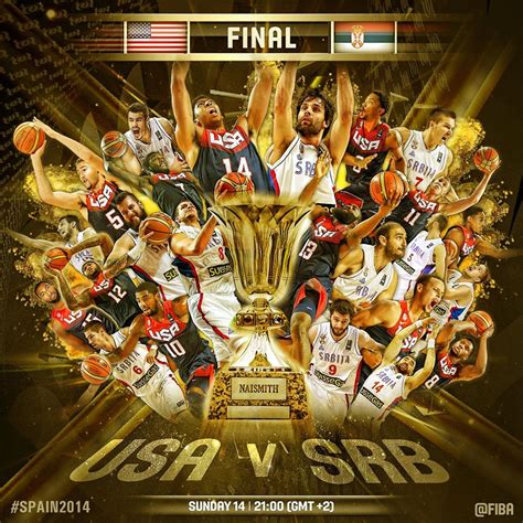 2014 fiba basketball world cup|USA v Serbia .